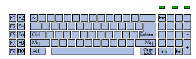 Clavier de type AT