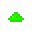 Tiny Pile of Green Sapphire Dust