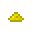 Tiny Pile of Yellow Garnet Dust